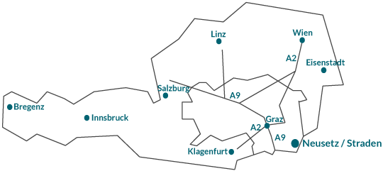 Österreich - Lageplan